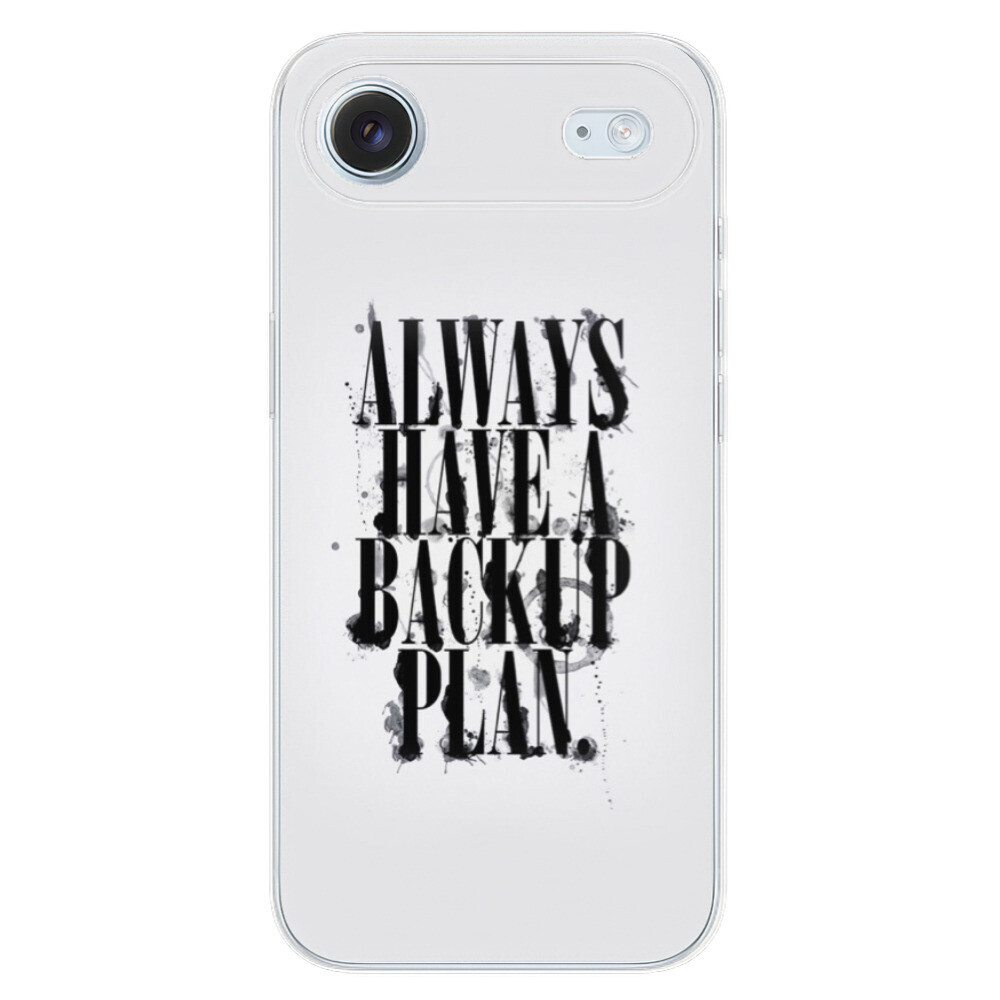 Odolné silikónové puzdro iSaprio - Backup Plan - iPhone 17 Air