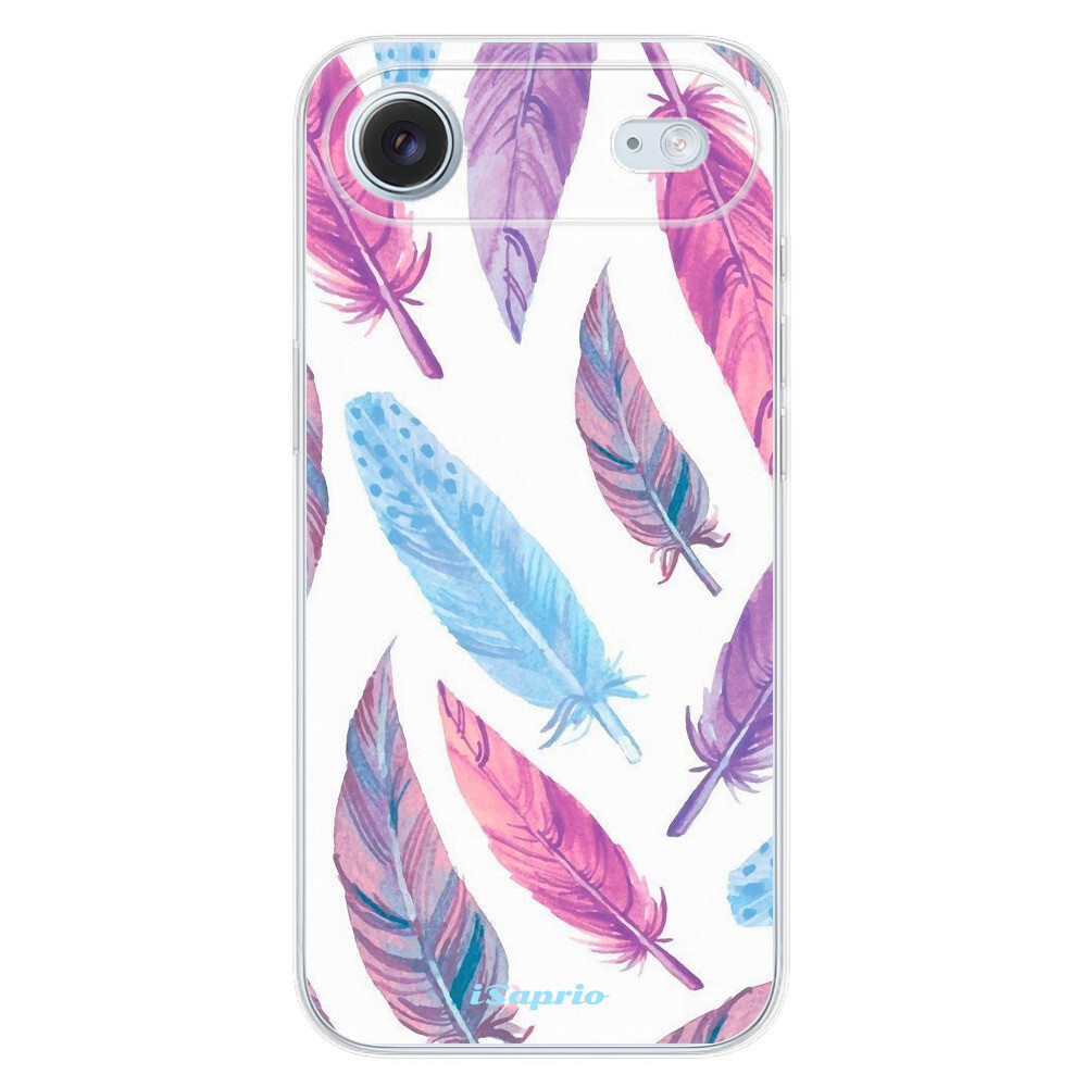 Odolné silikónové puzdro iSaprio - Feather Pattern 10 - iPhone 17 Air
