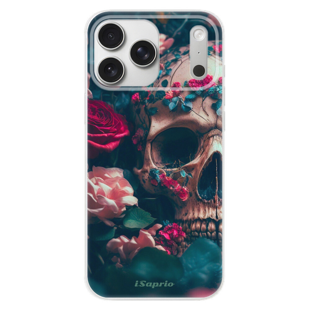 Odolné silikónové puzdro iSaprio - Skull in Roses - iPhone 17 Pro Max