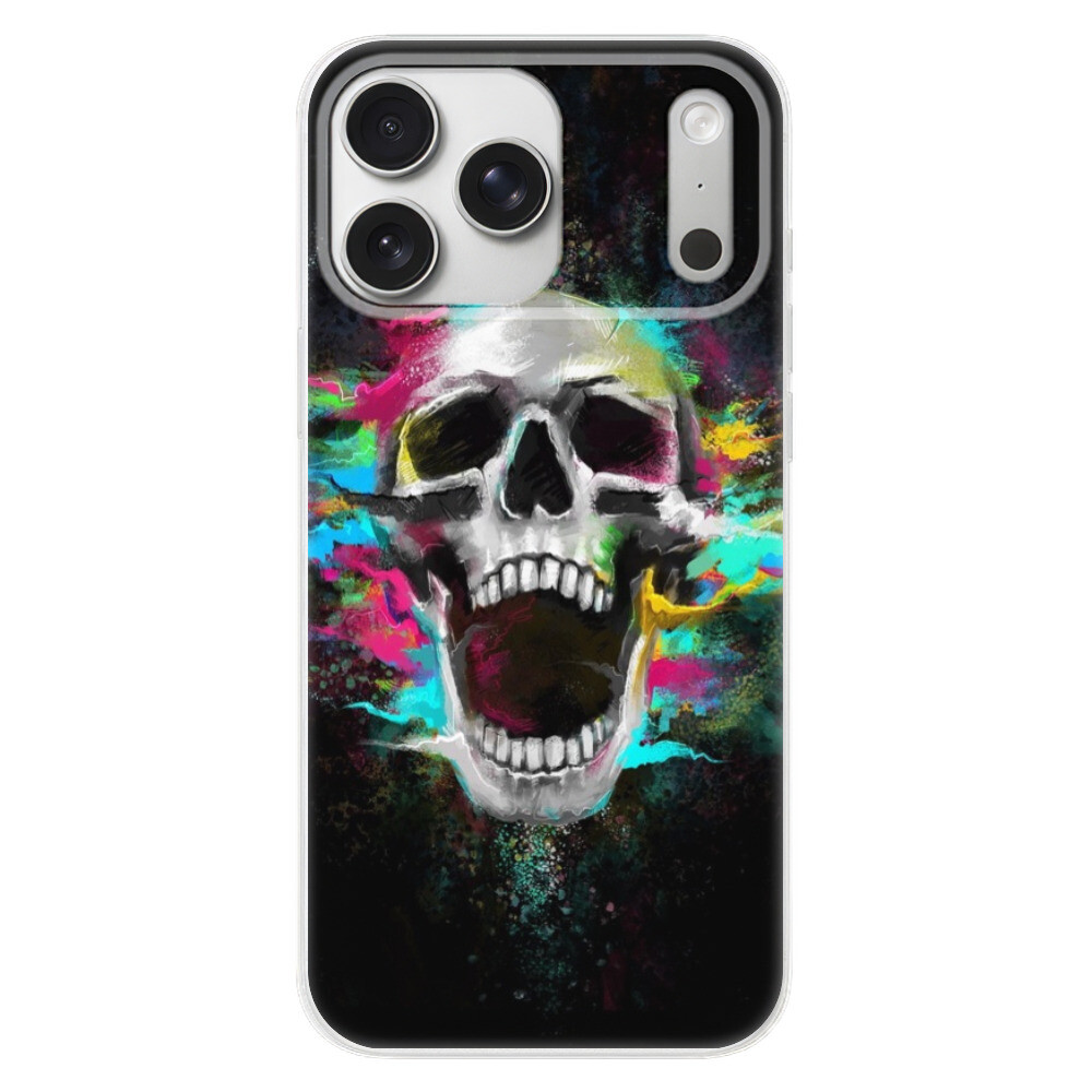 Odolné silikónové puzdro iSaprio - Skull in Colors - iPhone 17 Pro Max