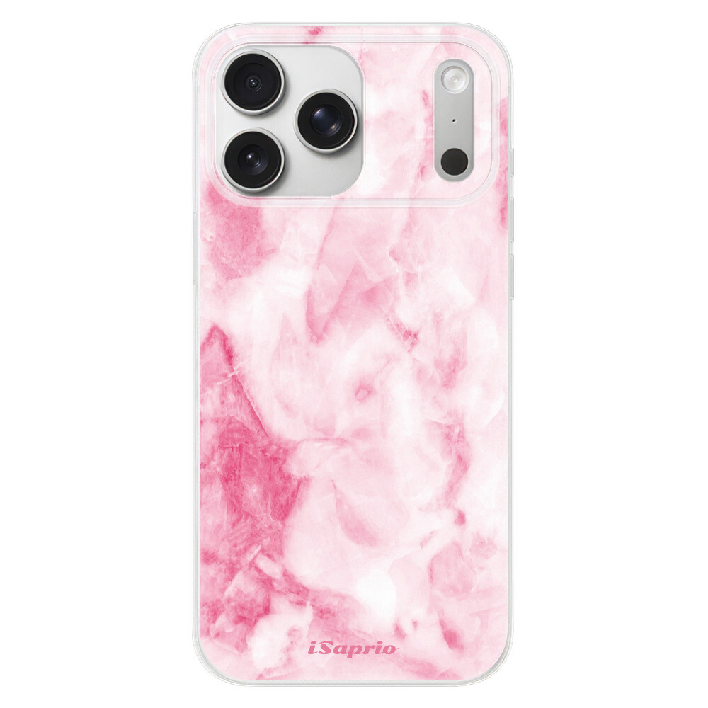 Odolné silikónové puzdro iSaprio - RoseMarble 16 - iPhone 17 Pro Max