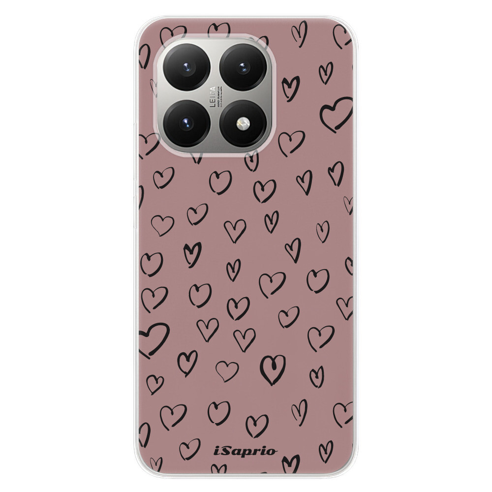 Odolné silikónové puzdro iSaprio - Heart Dark - Xiaomi 15T