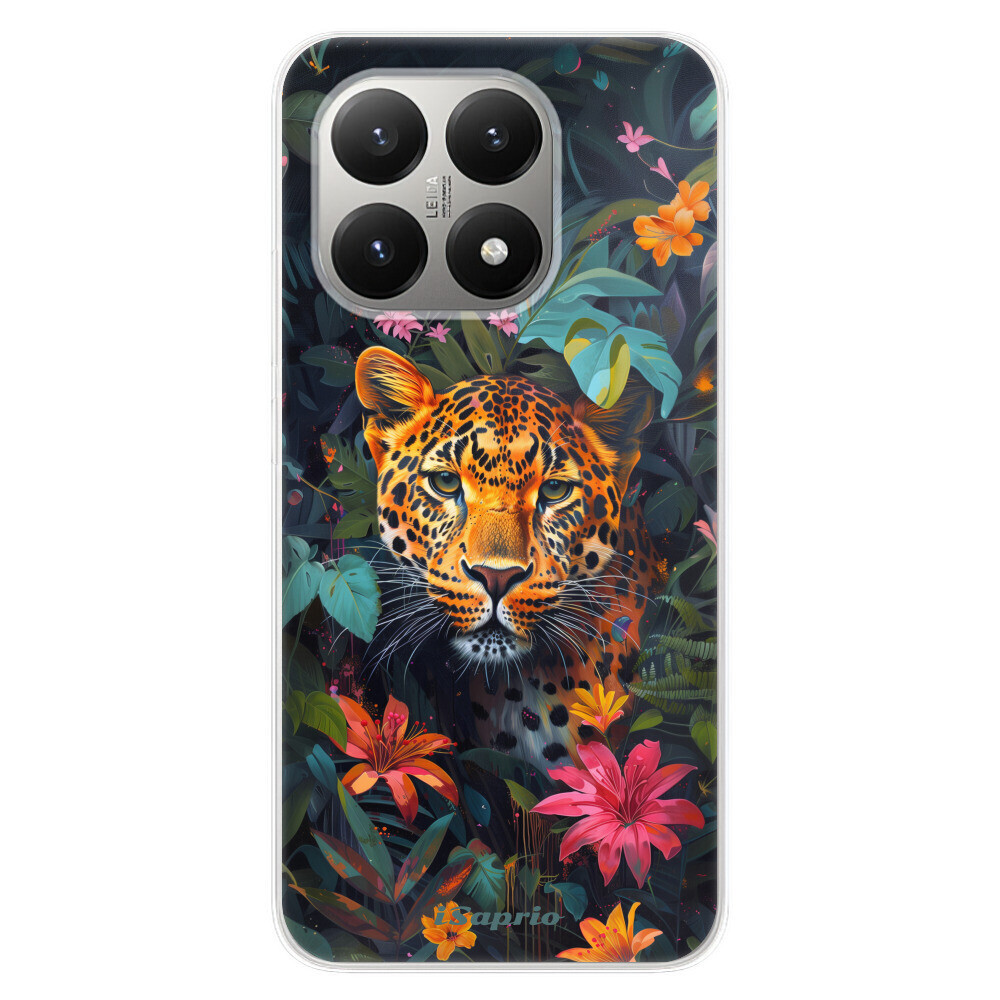Odolné silikónové puzdro iSaprio - Flower Jaguar - Xiaomi 15T