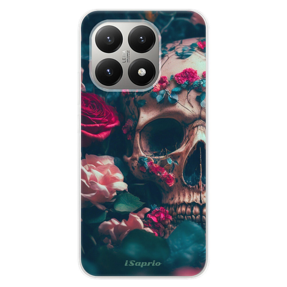 Odolné silikónové puzdro iSaprio - Skull in Roses - Xiaomi 15T