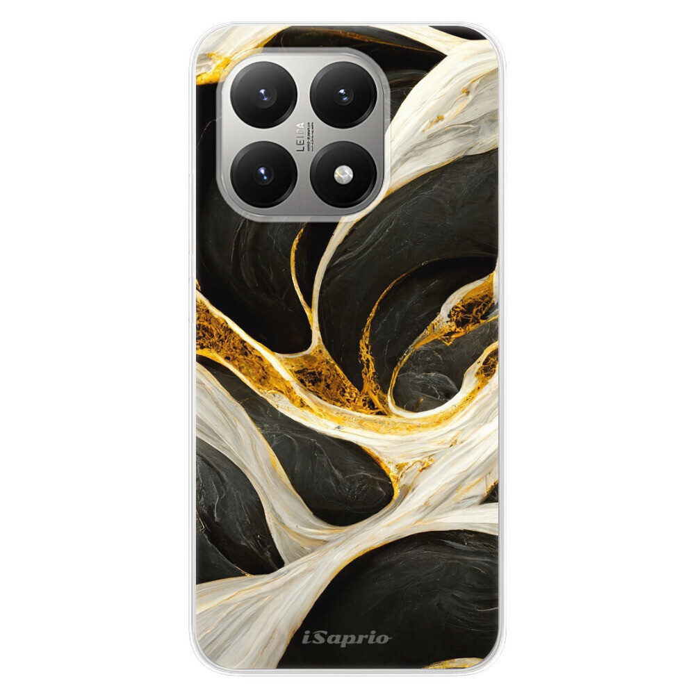 Odolné silikónové puzdro iSaprio - Black and Gold - Xiaomi 15T