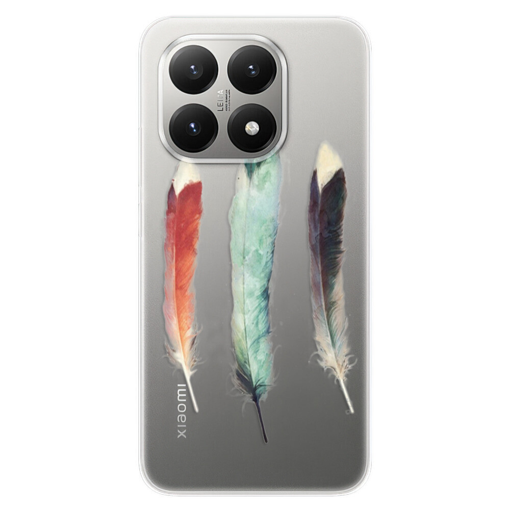 Odolné silikónové puzdro iSaprio - Three Feathers - Xiaomi 15T