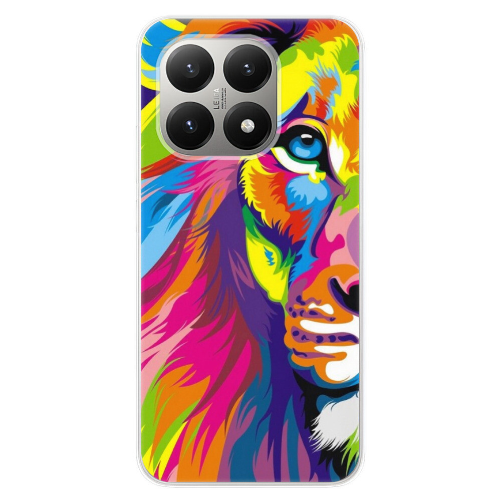 Odolné silikónové puzdro iSaprio - Rainbow Lion - Xiaomi 15T
