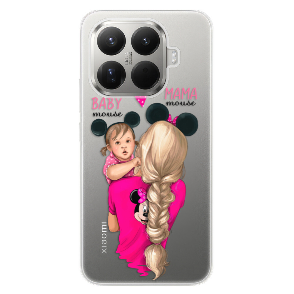 Odolné silikónové puzdro iSaprio - Mama Mouse Blond and Girl - Xiaomi 15T Pro
