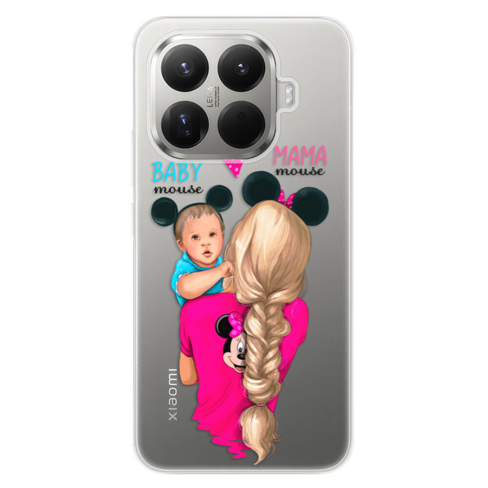 Odolné silikónové puzdro iSaprio - Mama Mouse Blonde and Boy - Xiaomi 15T Pro
