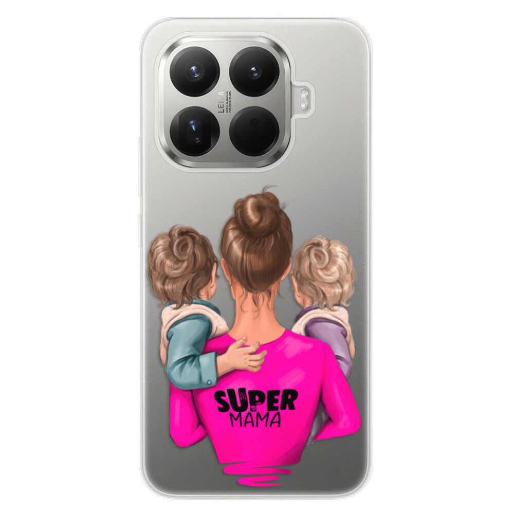 Odolné silikónové puzdro iSaprio - Super Mama - Two Boys - Xiaomi 15T Pro