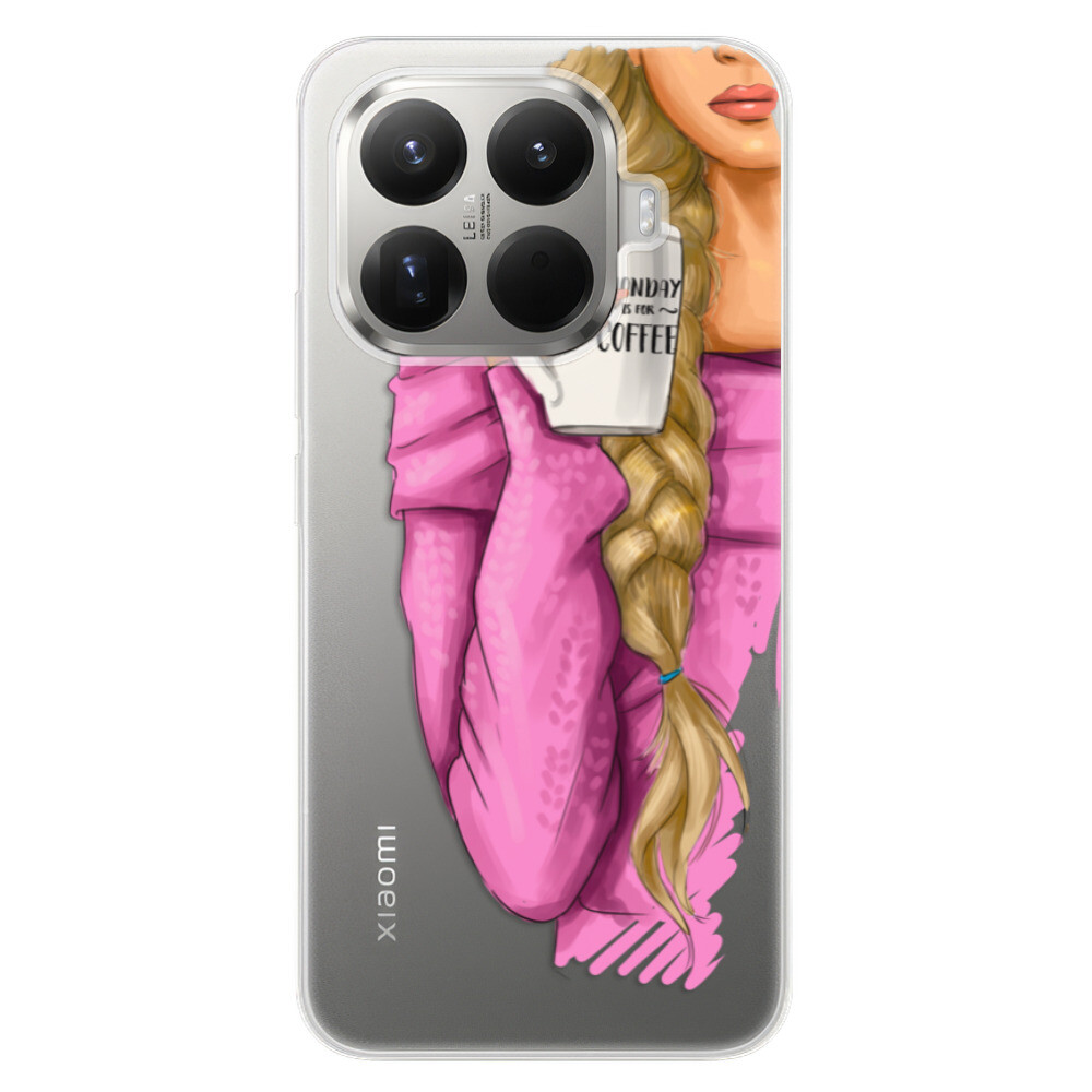 Odolné silikónové puzdro iSaprio - My Coffe and Blond Girl - Xiaomi 15T Pro