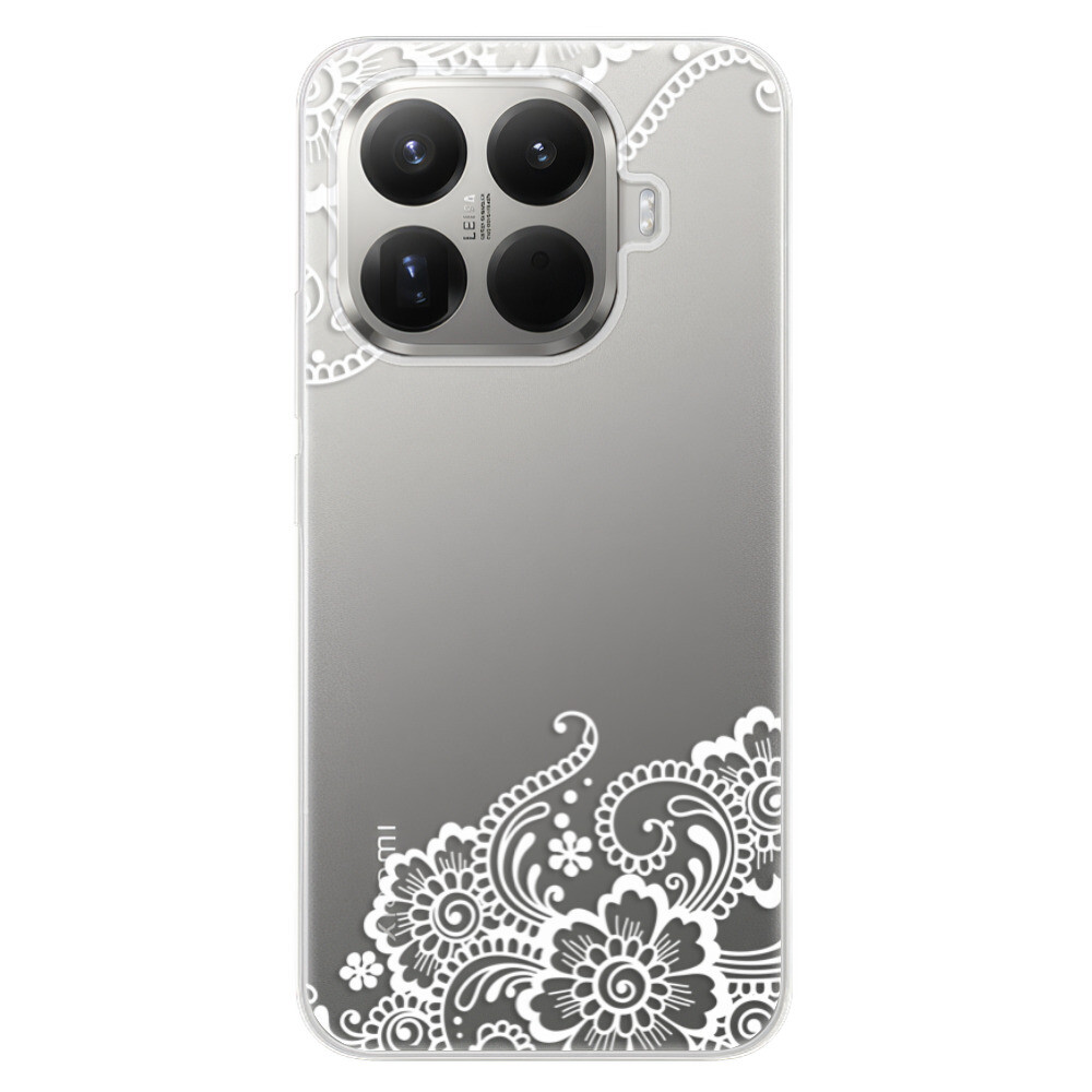 Odolné silikónové puzdro iSaprio - White Lace 02 - Xiaomi 15T Pro
