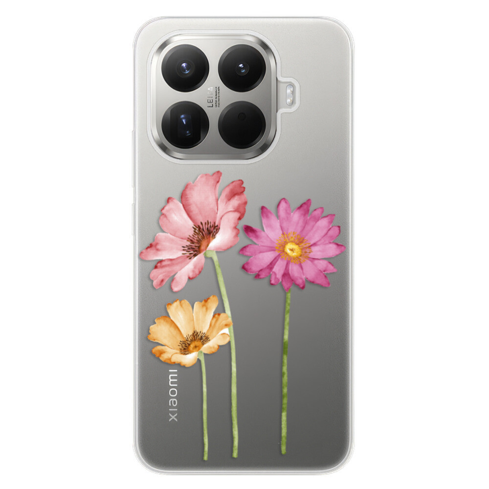 Odolné silikónové puzdro iSaprio - Three Flowers - Xiaomi 15T Pro