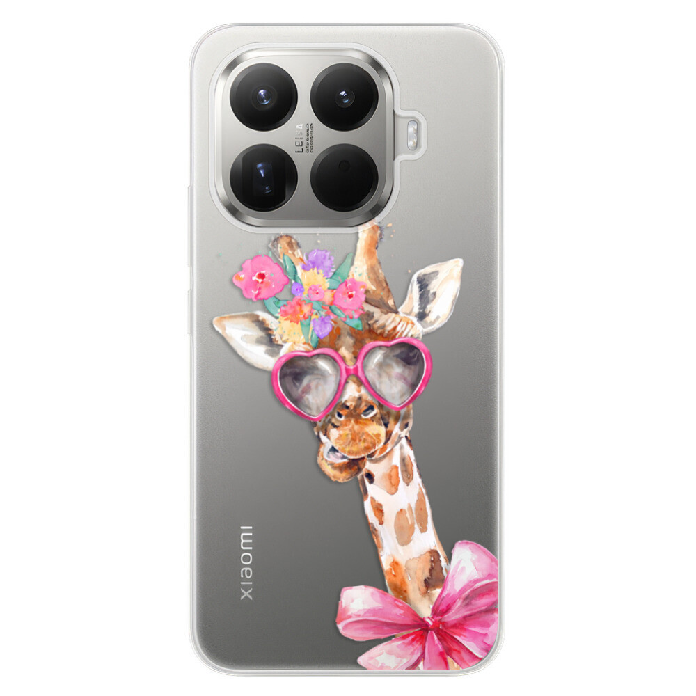 Odolné silikónové puzdro iSaprio - Lady Giraffe - Xiaomi 15T Pro