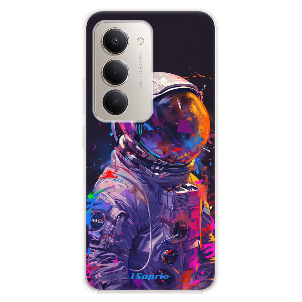 Odolné silikónové puzdro iSaprio - Neon Astronaut - Xiaomi Redmi 15