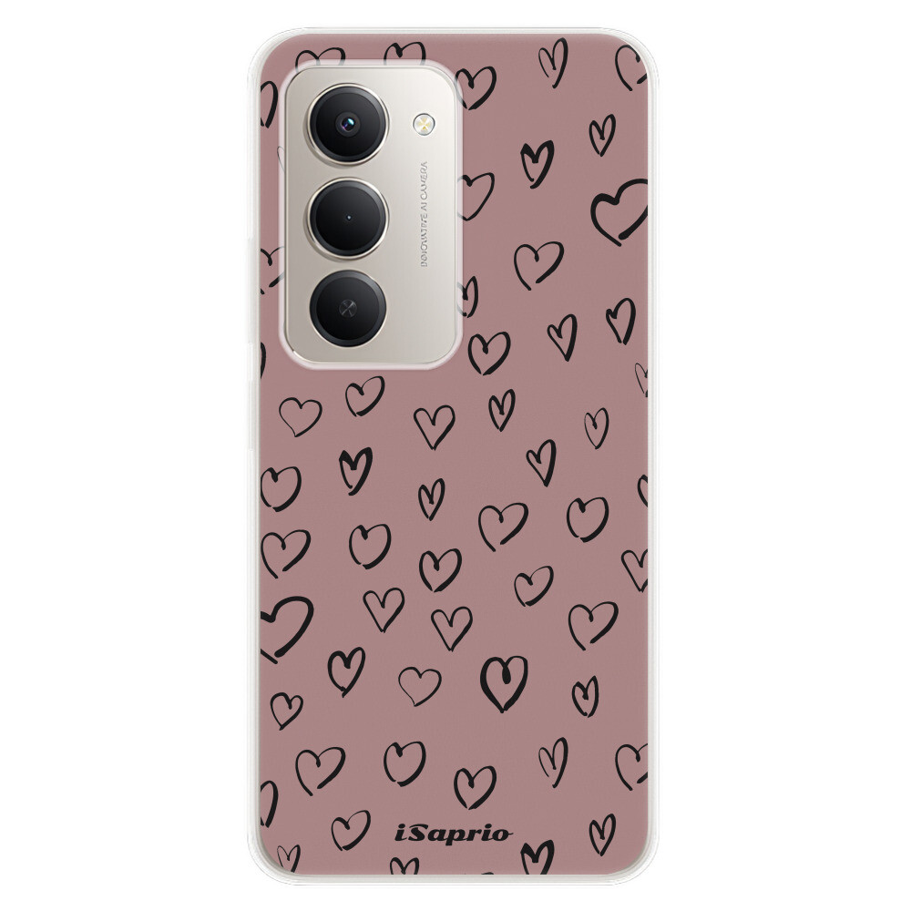 Odolné silikónové puzdro iSaprio - Heart Dark - Xiaomi Redmi 15
