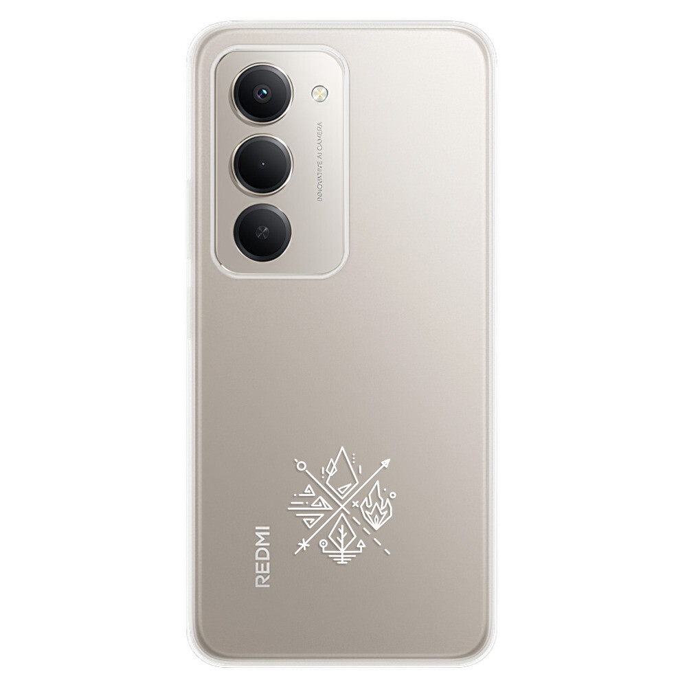 Odolné silikónové puzdro iSaprio - čiré - Elements - Xiaomi Redmi 15