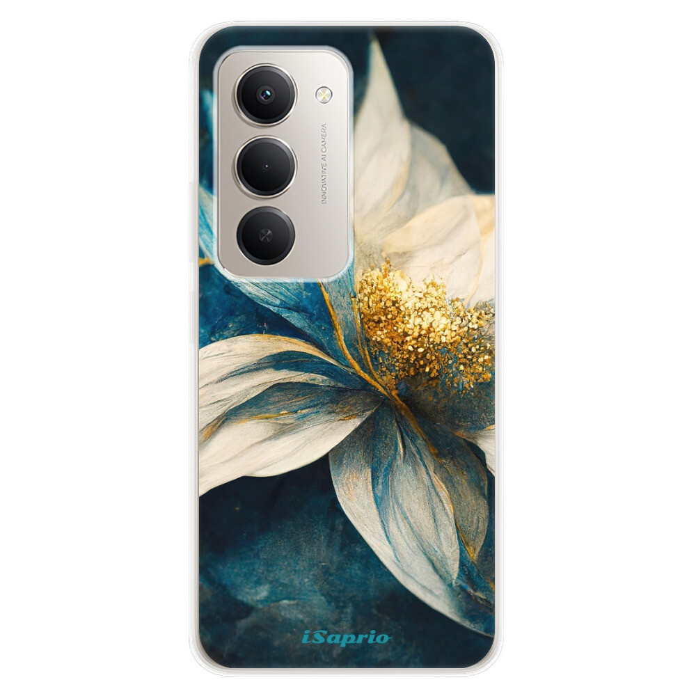 Odolné silikónové puzdro iSaprio - Blue Petals - Xiaomi Redmi 15