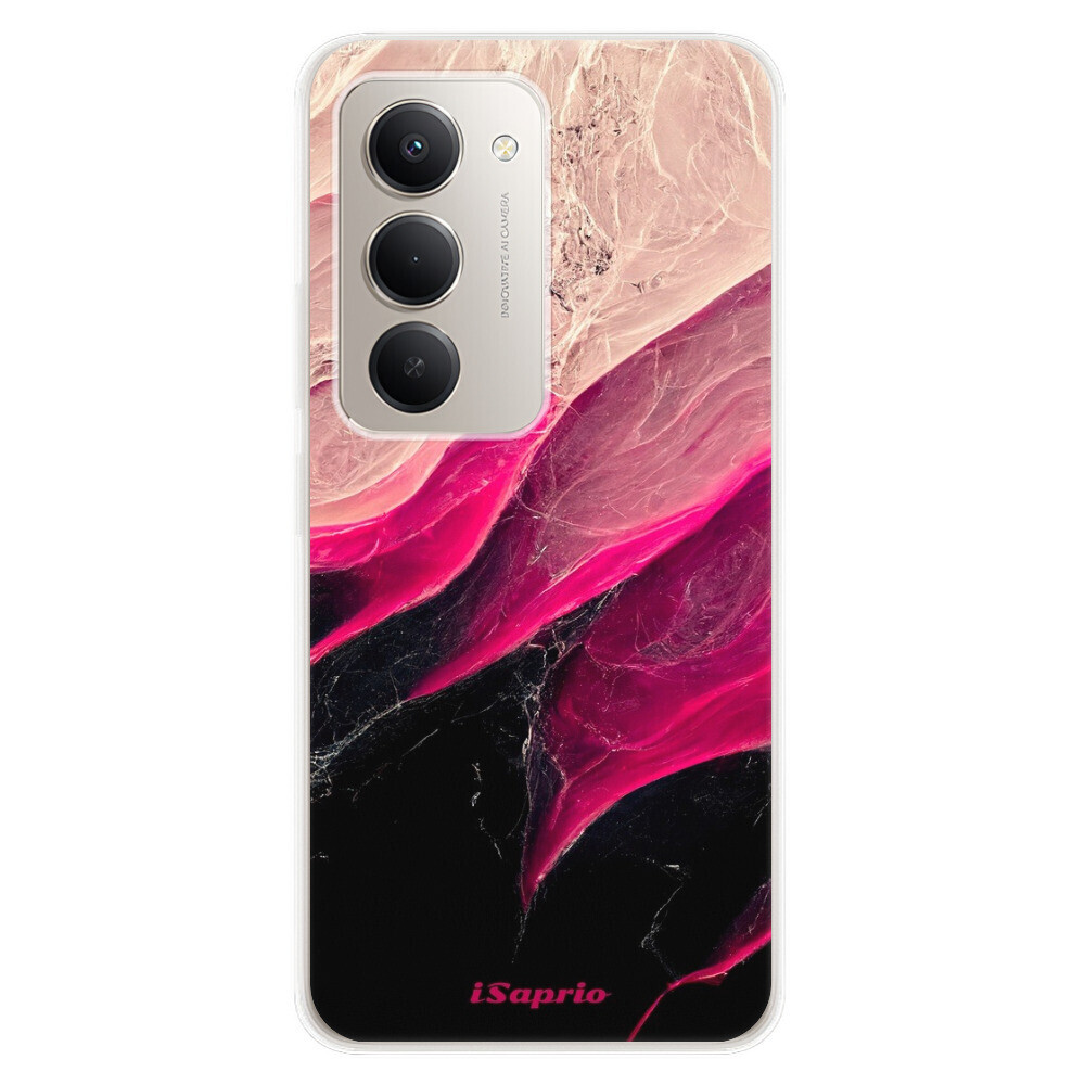 Odolné silikónové puzdro iSaprio - Black and Pink - Xiaomi Redmi 15