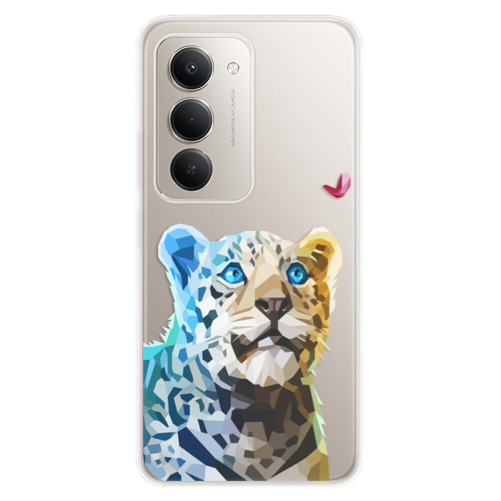 Odolné silikónové puzdro iSaprio - Leopard With Butterfly - Xiaomi Redmi 15