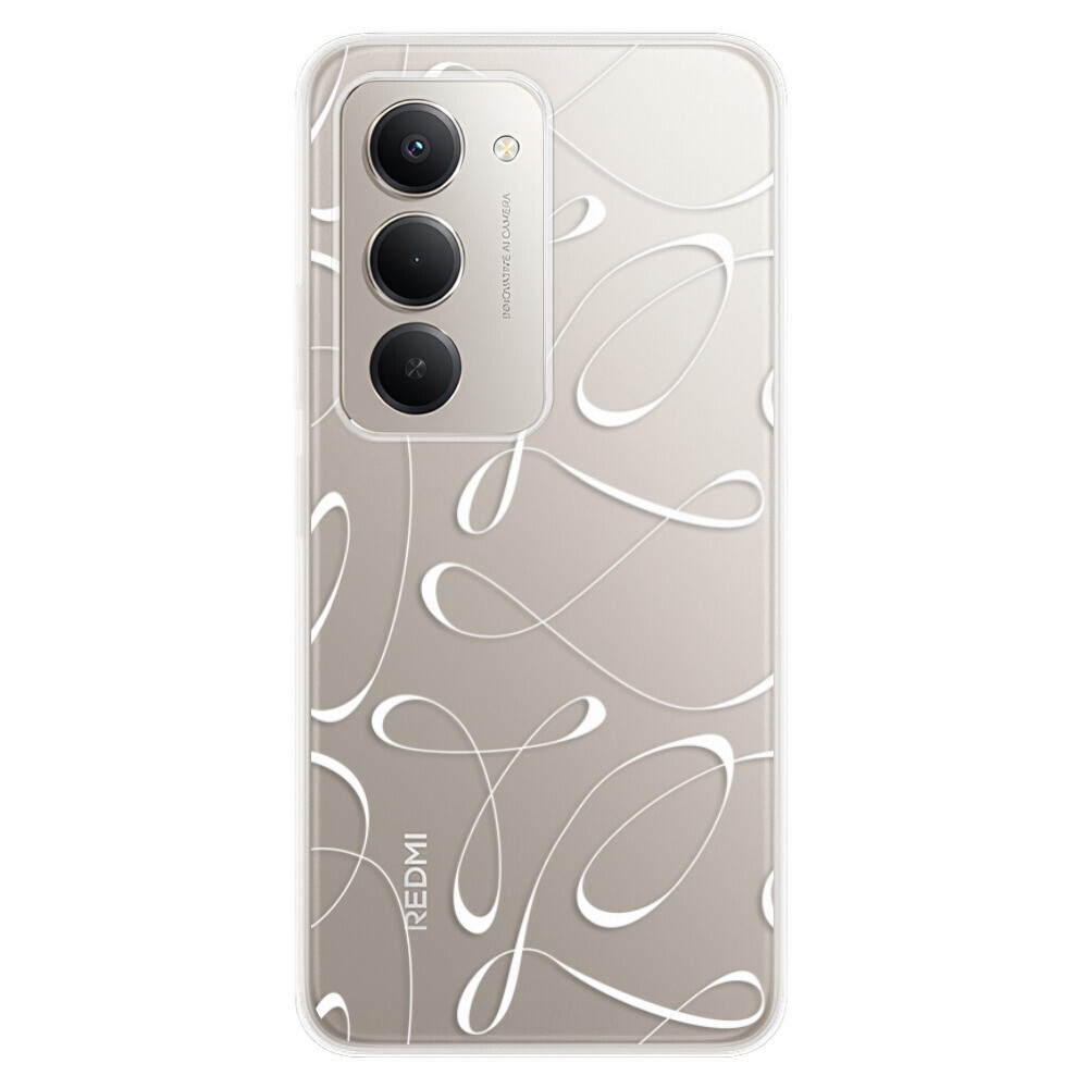 Odolné silikónové puzdro iSaprio - Fancy - white - Xiaomi Redmi 15