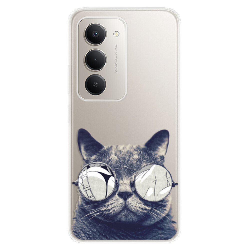 Odolné silikónové puzdro iSaprio - Crazy Cat 01 - Xiaomi Redmi 15