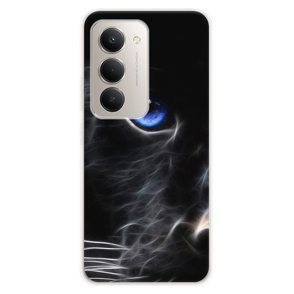 Odolné silikónové puzdro iSaprio - Black Puma - Xiaomi Redmi 15