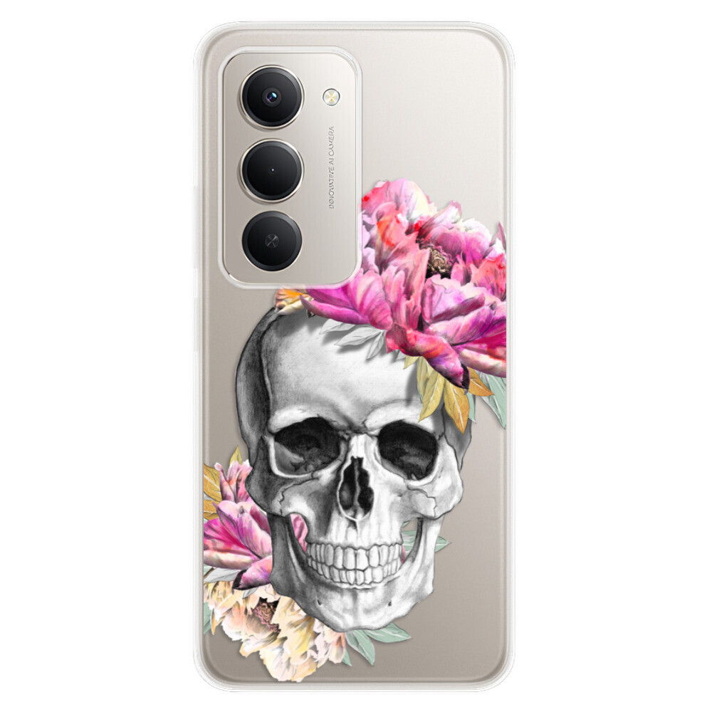 Odolné silikónové puzdro iSaprio - Pretty Skull - Xiaomi Redmi 15