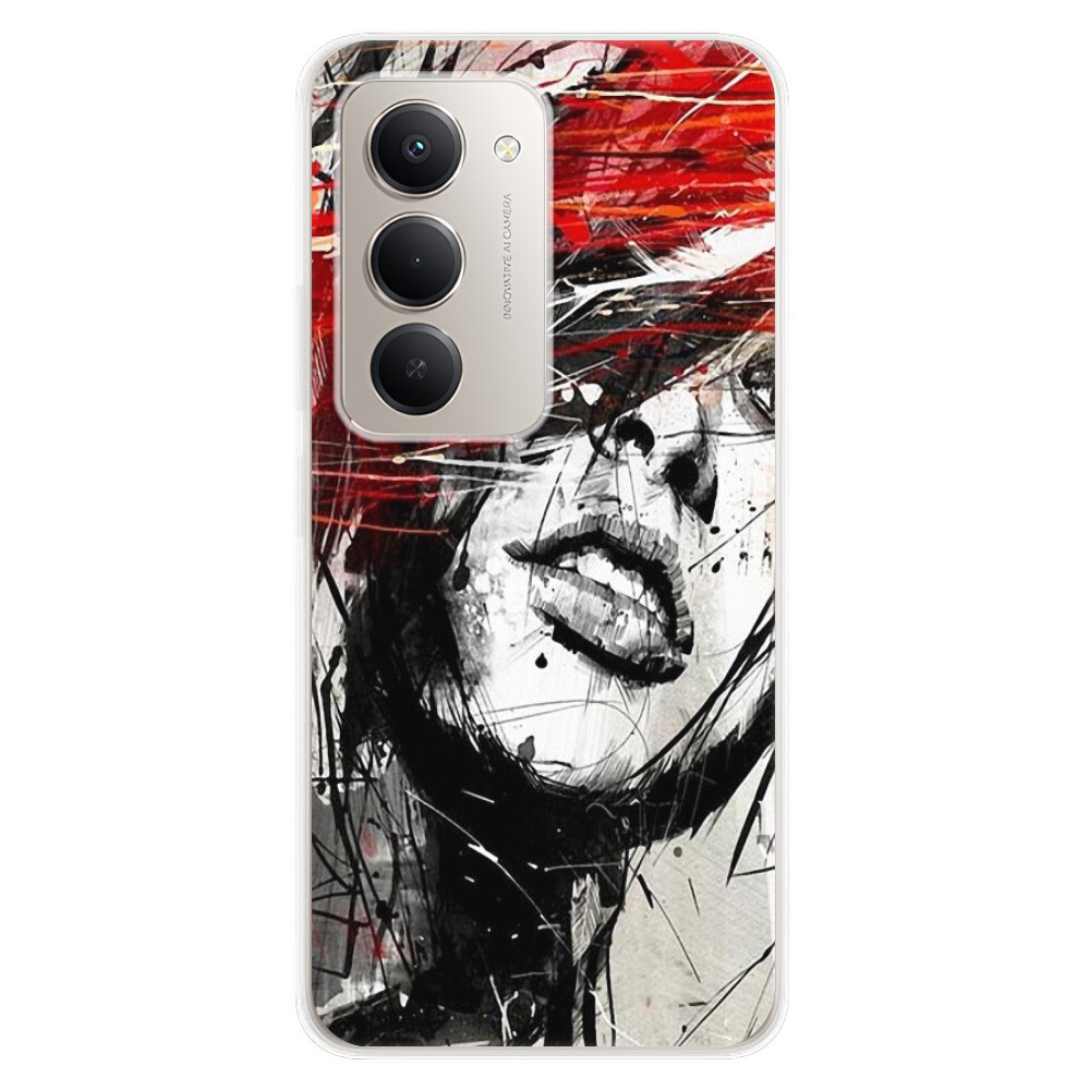 Odolné silikónové puzdro iSaprio - Sketch Face - Xiaomi Redmi 15