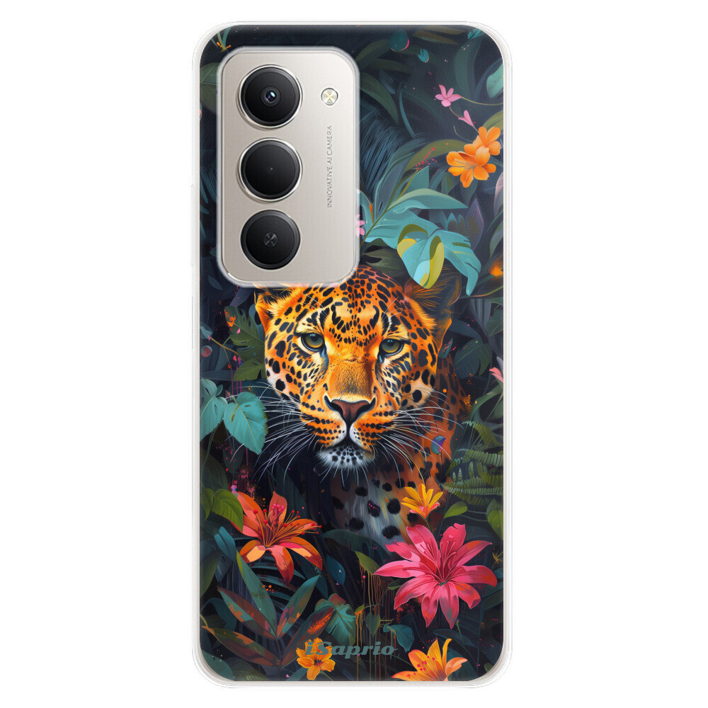 Odolné silikónové puzdro iSaprio - Flower Jaguar - Xiaomi Redmi 15 5G