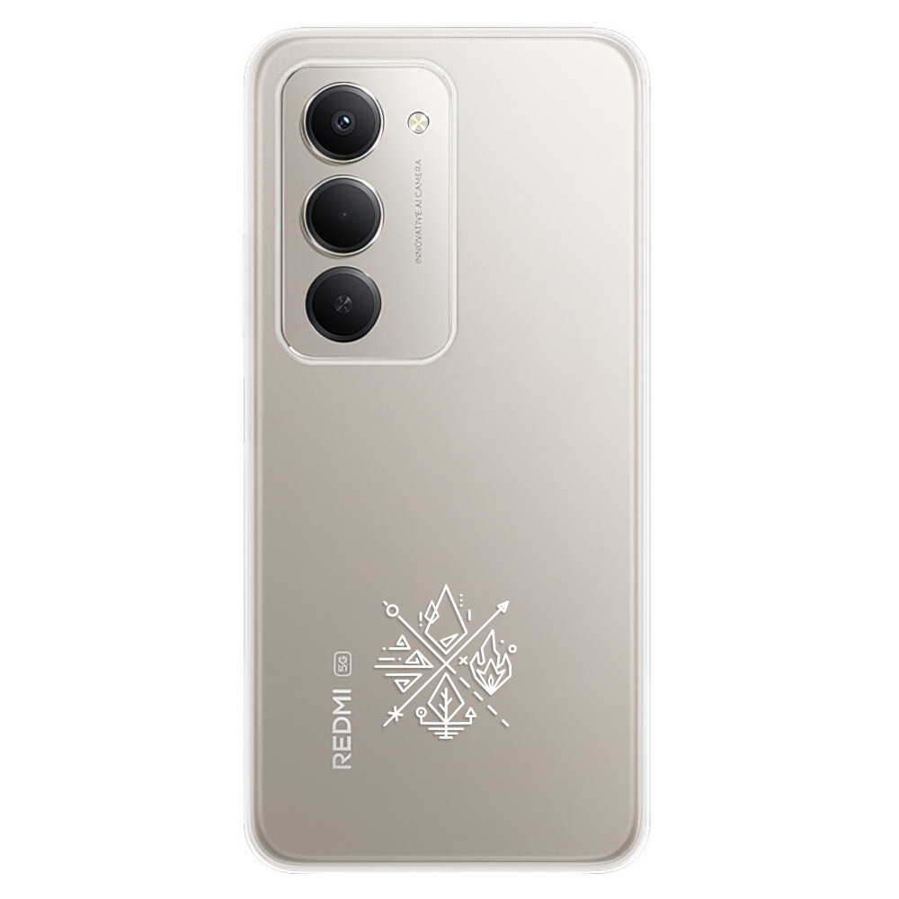 Odolné silikónové puzdro iSaprio - čiré - Elements - Xiaomi Redmi 15 5G