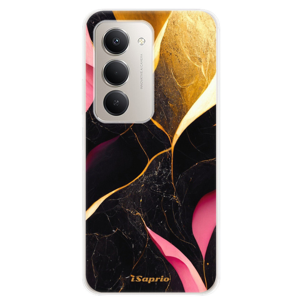 Odolné silikónové puzdro iSaprio - Gold Pink Marble - Xiaomi Redmi 15 5G