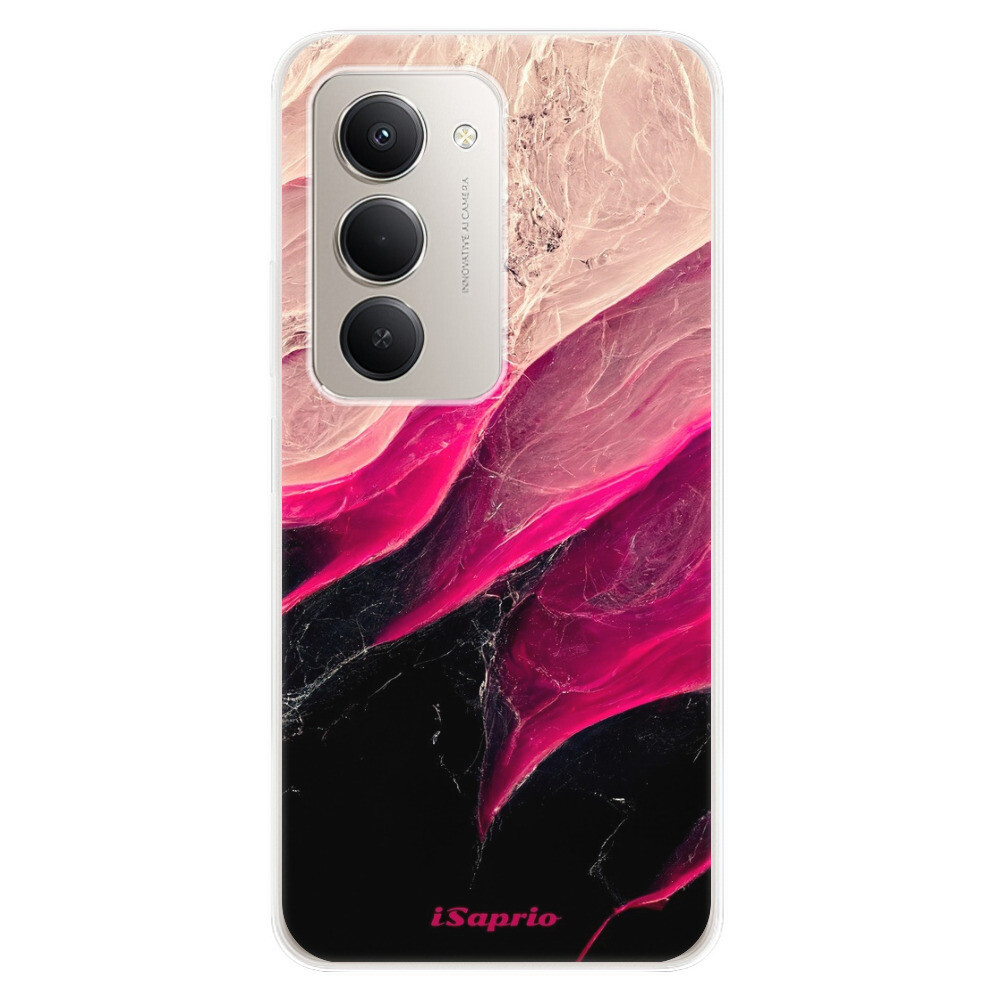 Odolné silikónové puzdro iSaprio - Black and Pink - Xiaomi Redmi 15 5G