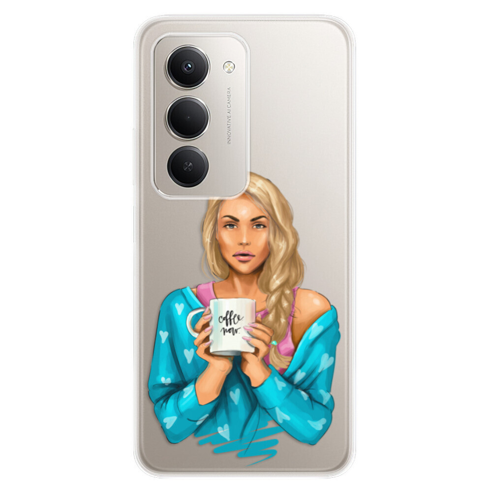 Odolné silikónové puzdro iSaprio - Coffe Now - Blond - Xiaomi Redmi 15 5G