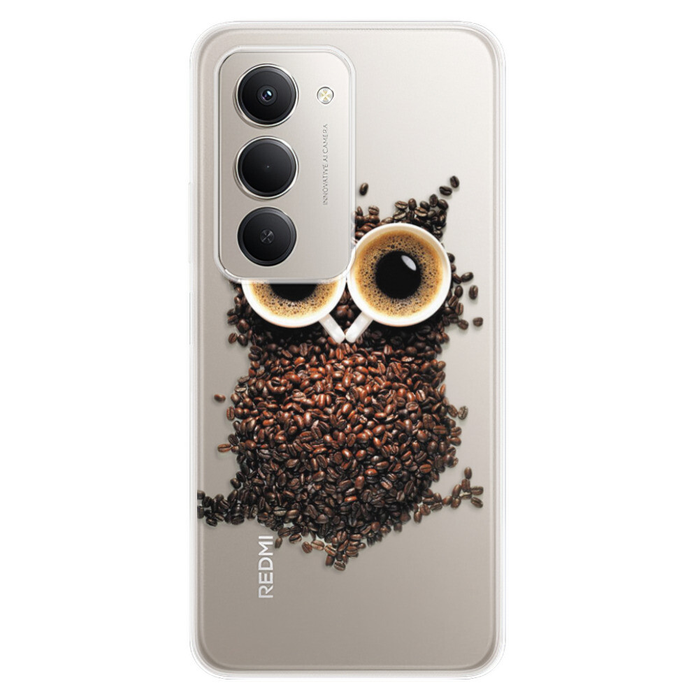 Odolné silikónové puzdro iSaprio - Owl And Coffee - Xiaomi Redmi 15 5G