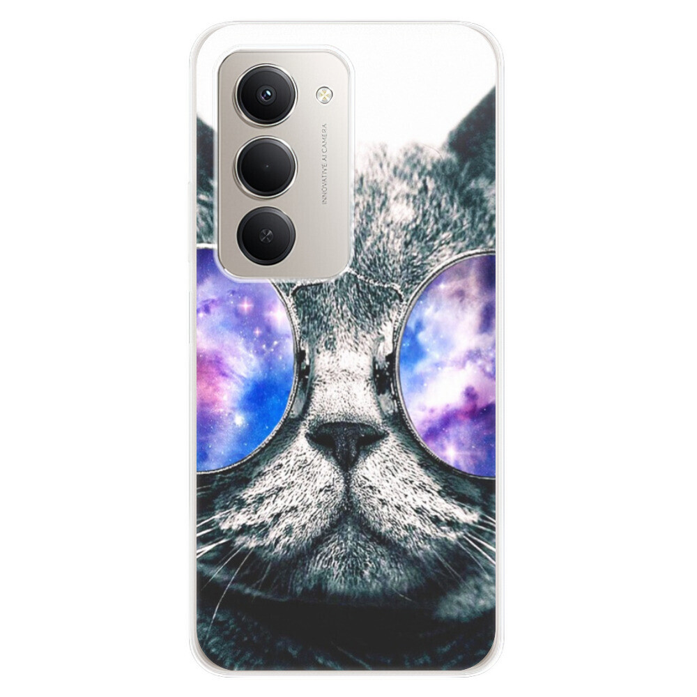 Odolné silikónové puzdro iSaprio - Galaxy Cat - Xiaomi Redmi 15 5G