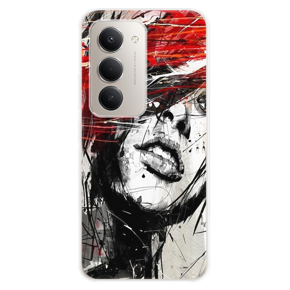Odolné silikónové puzdro iSaprio - Sketch Face - Xiaomi Redmi 15 5G