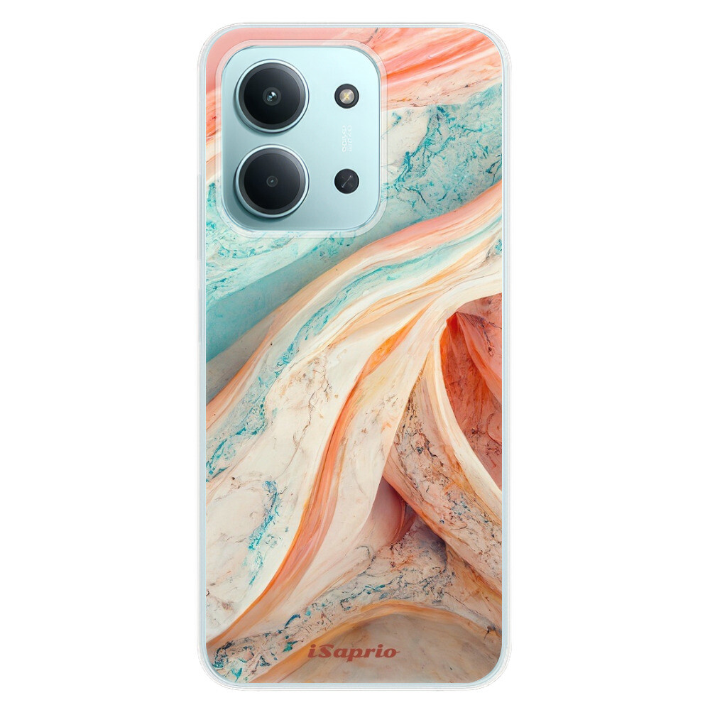 Odolné silikónové puzdro iSaprio - Orange and Blue - Xiaomi Redmi 15C