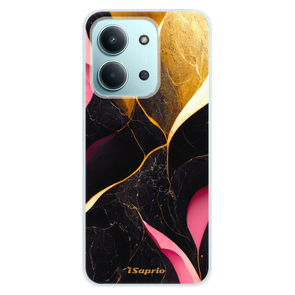 Odolné silikónové puzdro iSaprio - Gold Pink Marble - Xiaomi Redmi 15C