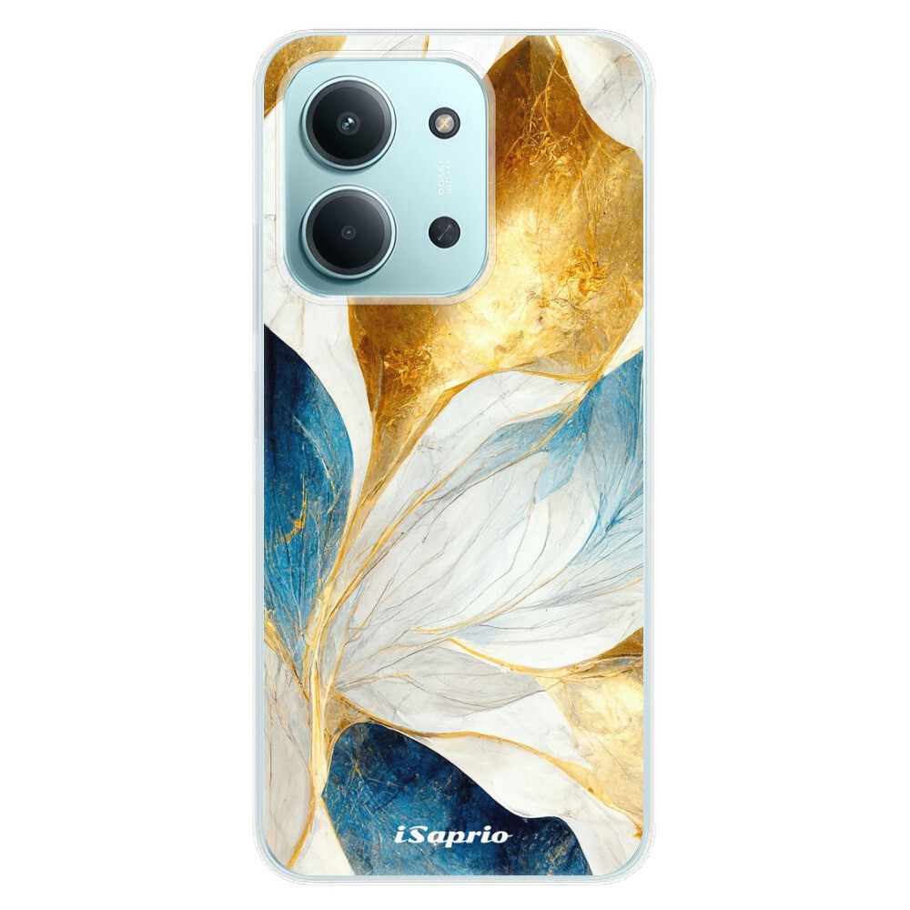 Odolné silikónové puzdro iSaprio - Blue Leaves - Xiaomi Redmi 15C