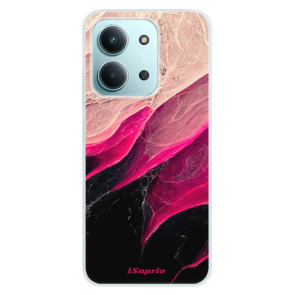 Odolné silikónové puzdro iSaprio - Black and Pink - Xiaomi Redmi 15C