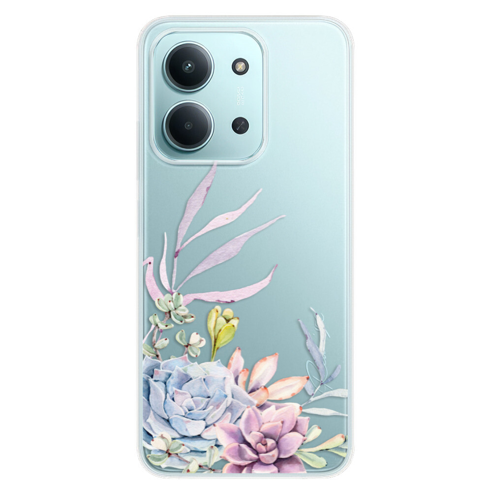 Odolné silikónové puzdro iSaprio - Succulent 01 - Xiaomi Redmi 15C