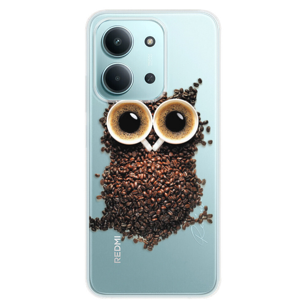 Odolné silikónové puzdro iSaprio - Owl And Coffee - Xiaomi Redmi 15C