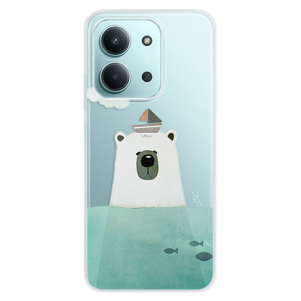 Odolné silikónové puzdro iSaprio - Bear With Boat - Xiaomi Redmi 15C