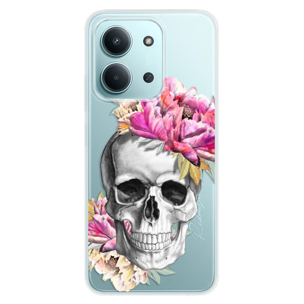 Odolné silikónové puzdro iSaprio - Pretty Skull - Xiaomi Redmi 15C