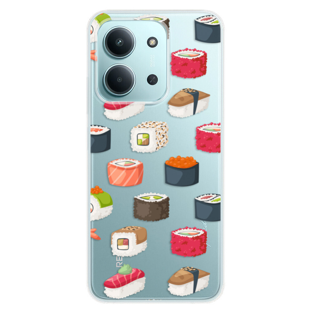Odolné silikónové puzdro iSaprio - Sushi Pattern - Xiaomi Redmi 15C