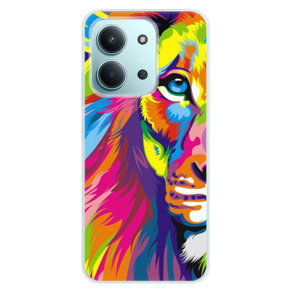 Odolné silikónové puzdro iSaprio - Rainbow Lion - Xiaomi Redmi 15C