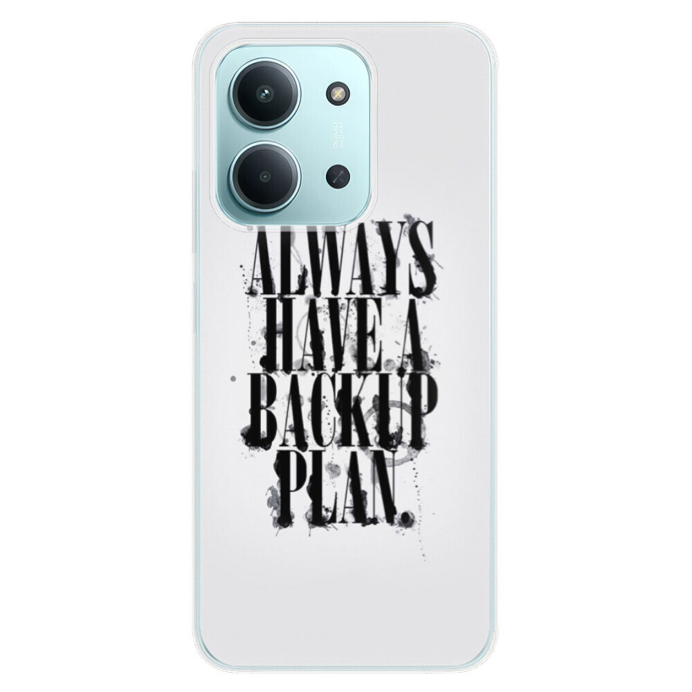 Odolné silikónové puzdro iSaprio - Backup Plan - Xiaomi Redmi 15C