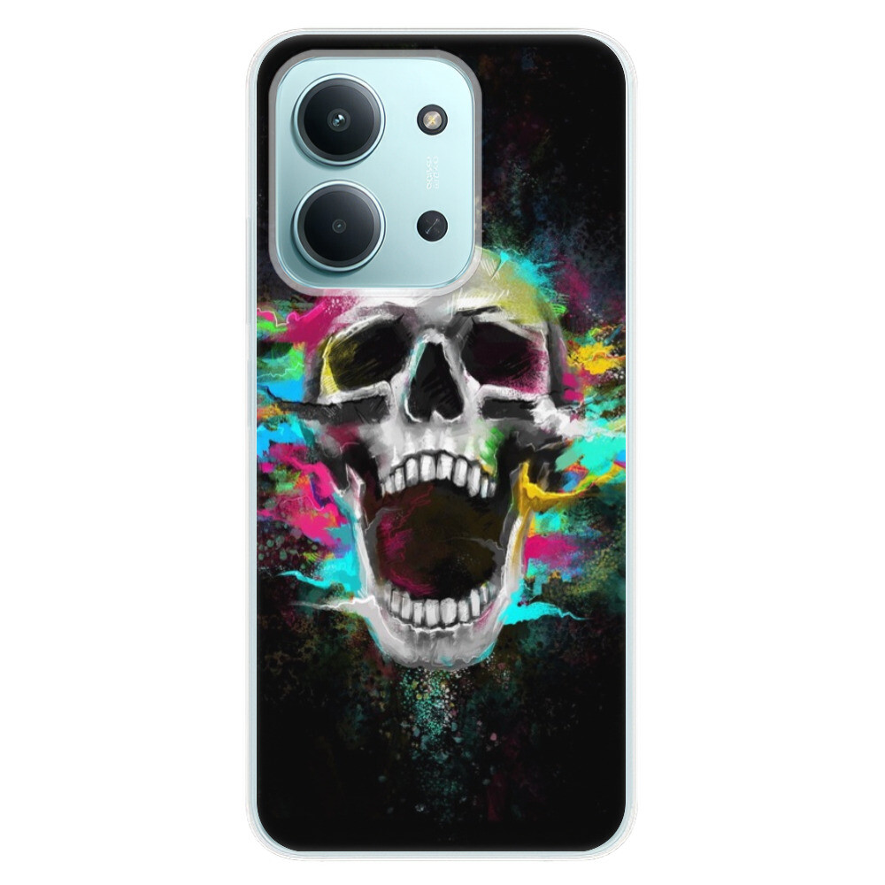 Odolné silikónové puzdro iSaprio - Skull in Colors - Xiaomi Redmi 15C