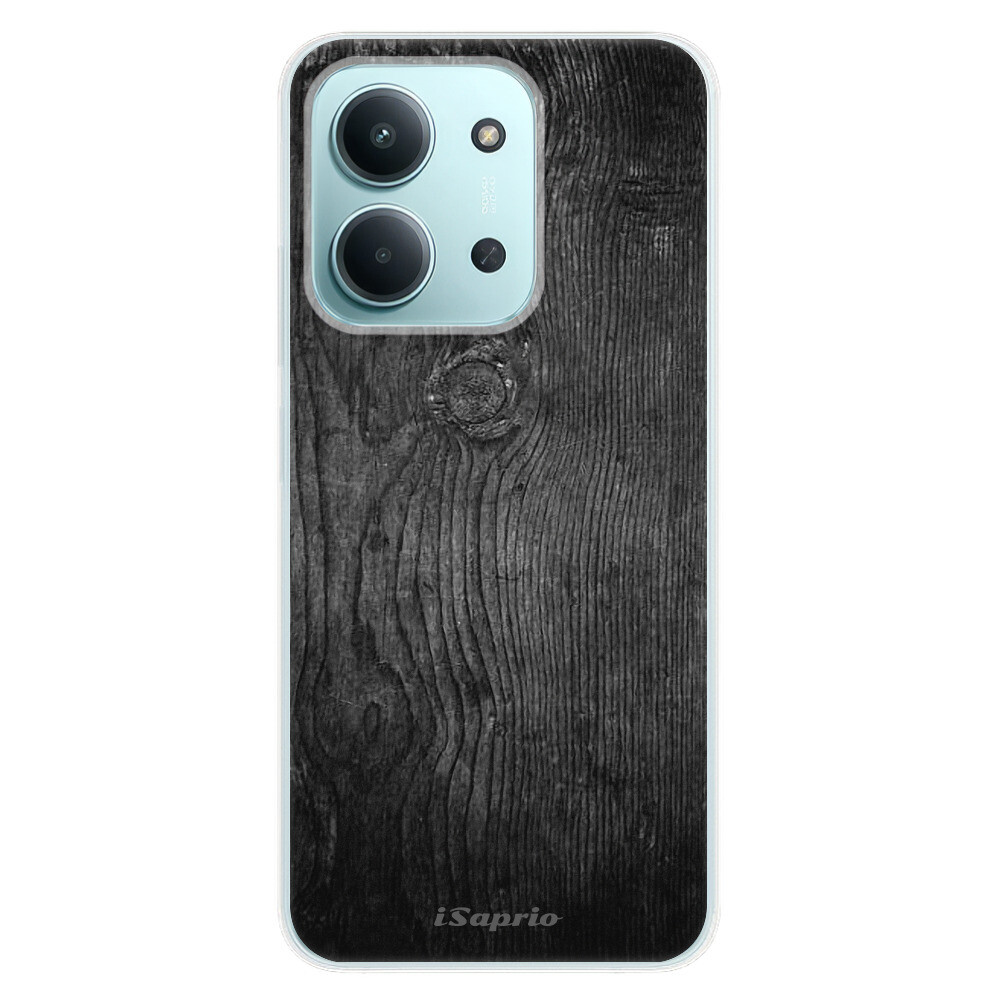 Odolné silikónové puzdro iSaprio - Black Wood 13 - Xiaomi Redmi 15C